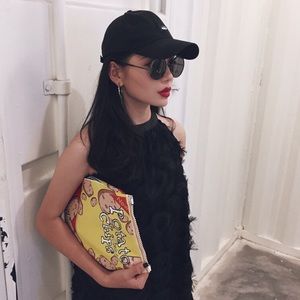 Chips Design Handbag with Chain